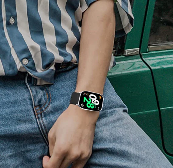 Ремешок силиконовый для xiaomi Redmi Watch 4 сменный спортивный браслет Miband 8 pro