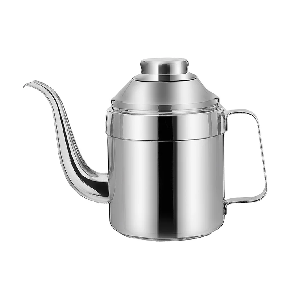 

Oil Dispenser Bottle Vinegar Pot Container Stainless Steel Bottles Grease Metal Kitchen Pourer Sauce Cruet Olive Seasoning Soy