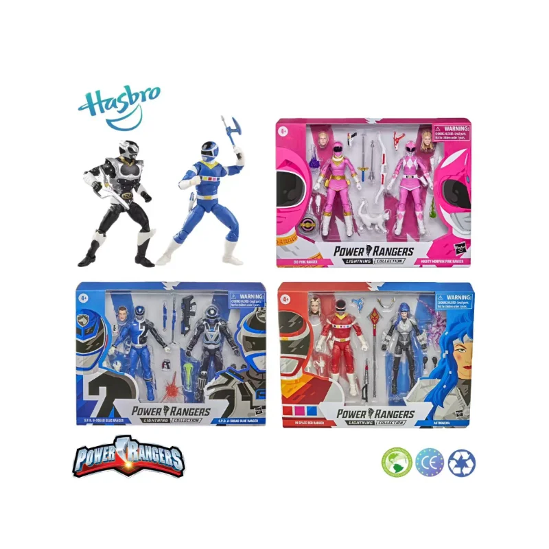 

Hasbro Power Rangers Lightning Collection Mighty Morphin Pink Ranger and Zeo Pink Ranger 6 Inch Action Figure Collectible Toys