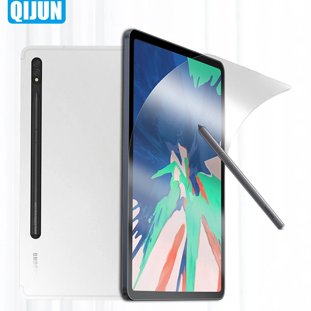 

Пленка с рисунком для Samsung Galaxy Tab S8 Plus 12,4 2022, мягкая защитная пленка для экрана из ПЭТ, как пленка для телефона