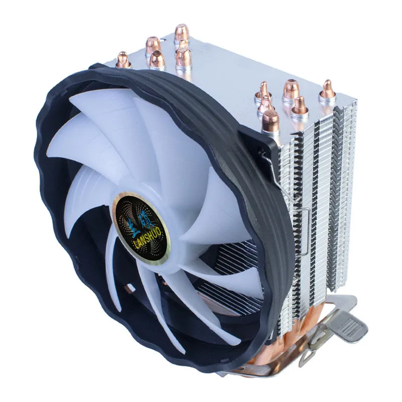Радиатор для процессора из чистой меди тихий вентилятор ШИМ RGB общий LGA 775 1150 1155 1356