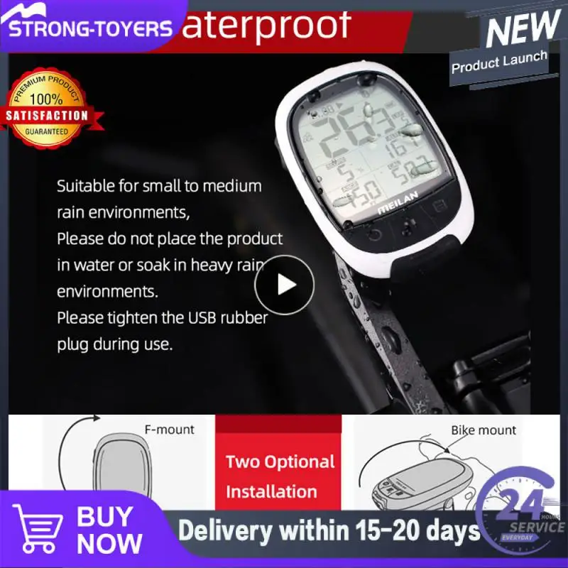 

GPS Wireless Bike Speed Meter Digital Bike Computer Multifunction Waterproof Sports Sensors Bicycle Computer Speedometer