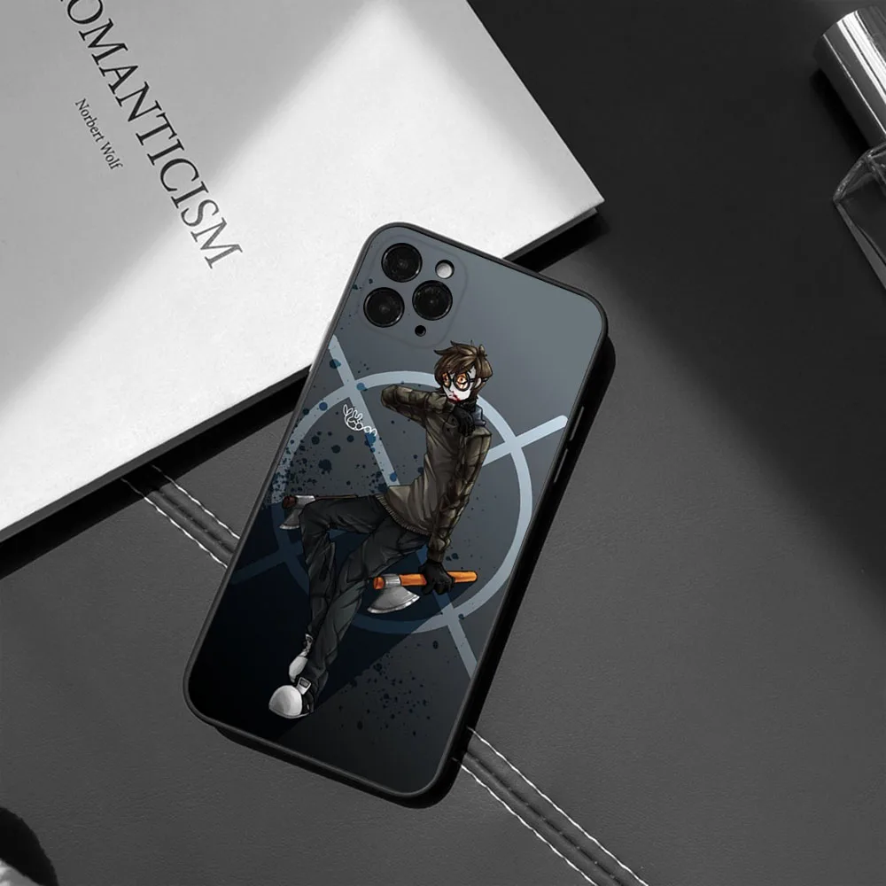Чехлы для телефонов iPhone 16 15 11 12 13 14 Pro Max X XR 7 8 Plus SE XS Mini Anime Jeff The Killer Skin Feel