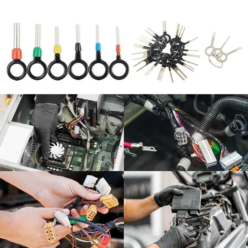 

Automotive Terminal Removal Tool Pin Extractor Electrical Connector Automotive Disassembly Stylus Tool Set Auto Pin Extractor