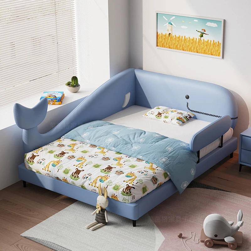 Креативная мультяшная детская кровать современная простая с выдвижными ящиками