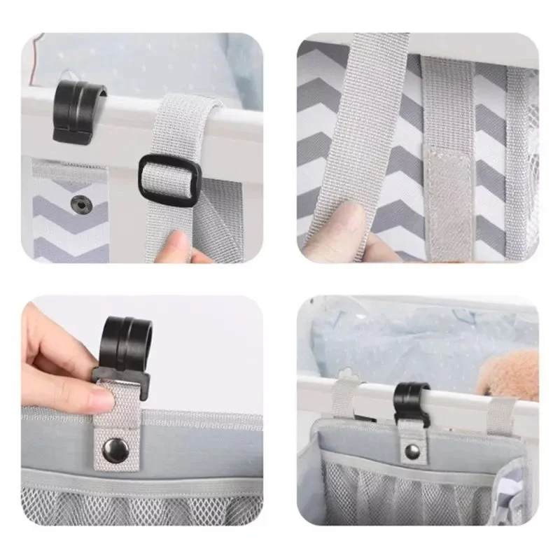 Подвесная сумка для хранения детской кроватки органайзер подгузников кроватка