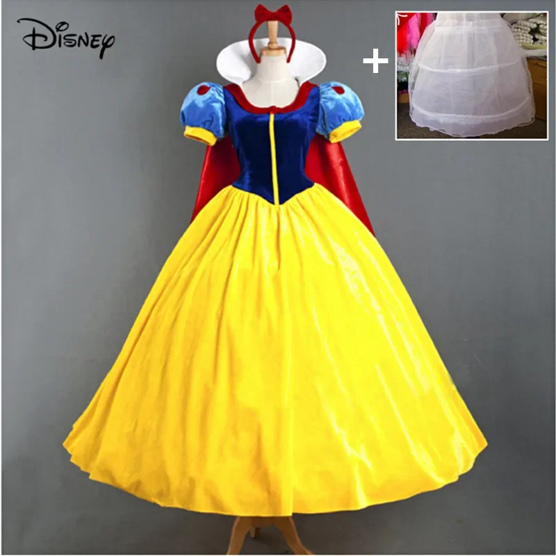 

Новое платье для косплея Белоснежки Disney, платье принцессы для взрослых, женское платье принцессы для взрослых, мультяшный костюм принцессы Белоснежки для Хэллоуина