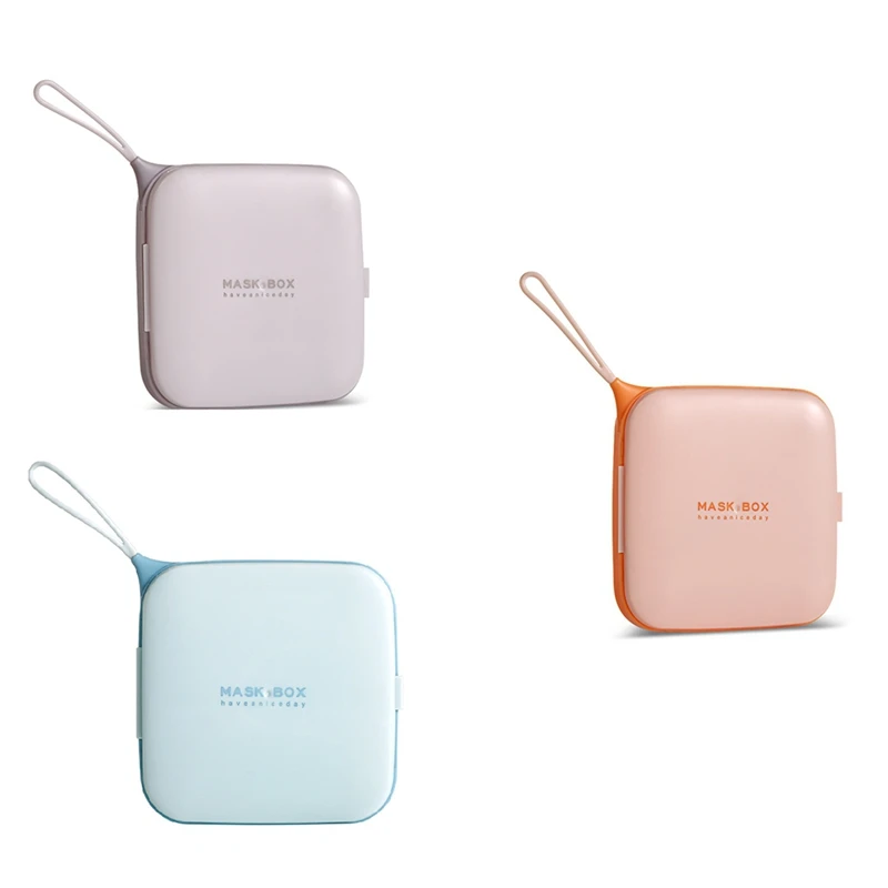 

Mask Storage Box Multi-Function Dustproof Waterproof Portable Reusable Travel Masks