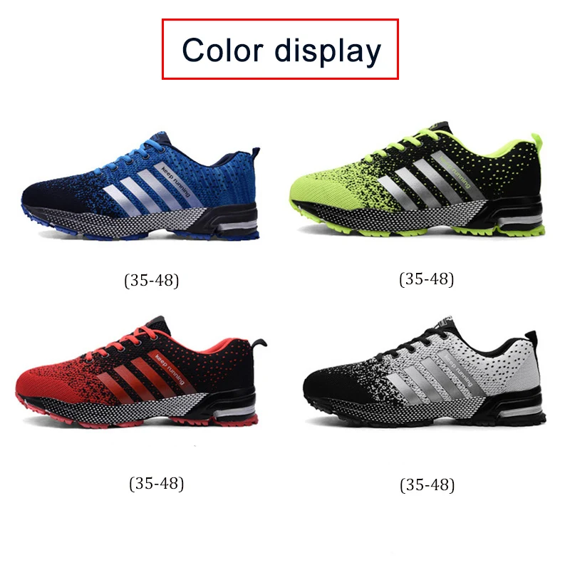 SENAGE Hight Quality Men Sneakers Breathable Mesh Running Shoes Women Lightweight Jogging Training Outdoor Leisure Couple Shoes