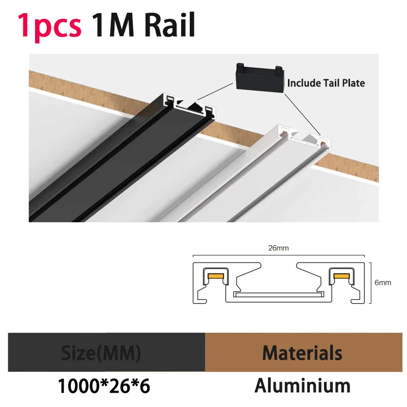 

OEMG ультратонкий магнитный трековый светильник 6 мм Smart Tuya Zigbee