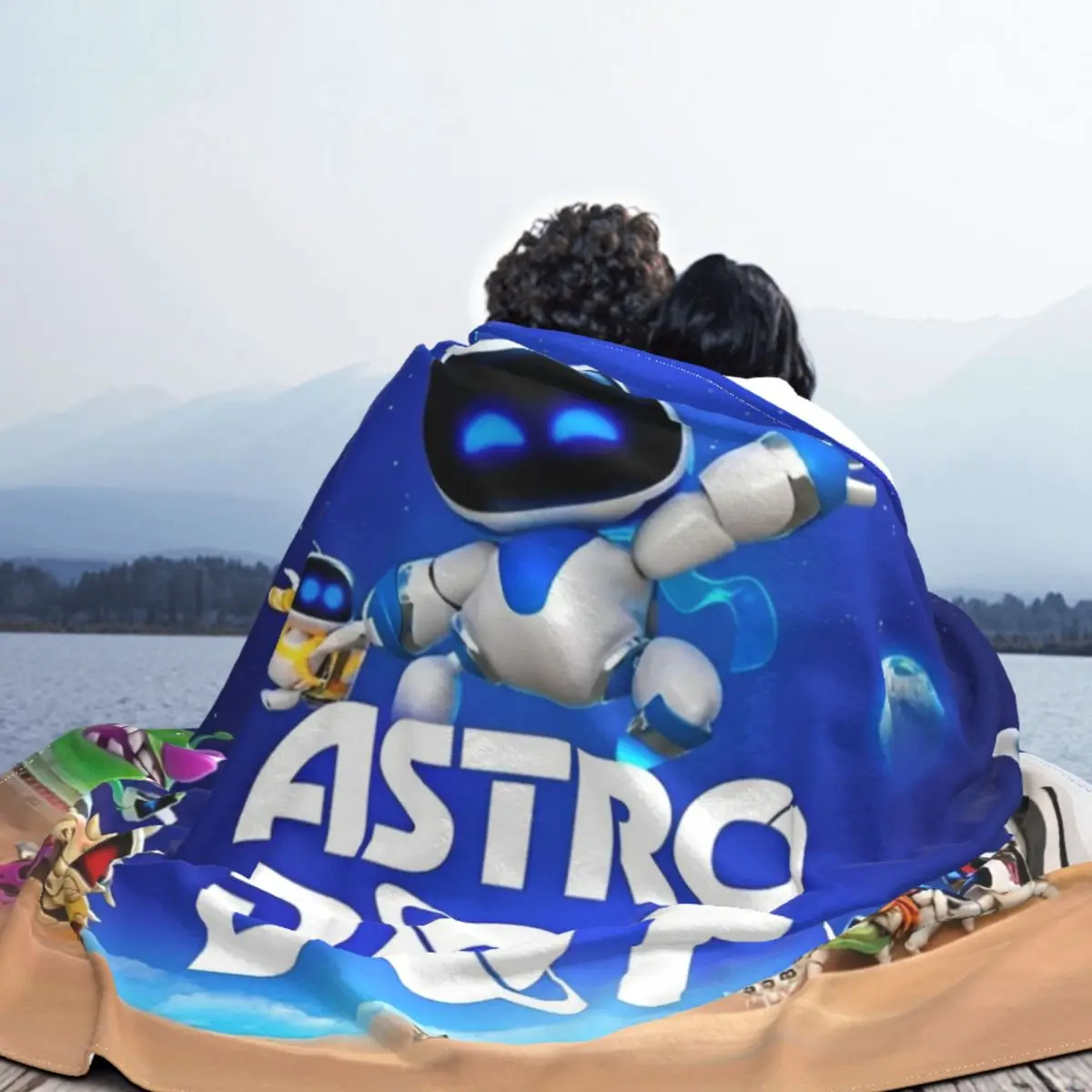 Флисовые одеяла Game A-Astro-Bot мультяшный Роберт забавные Пледы для дома гостиницы