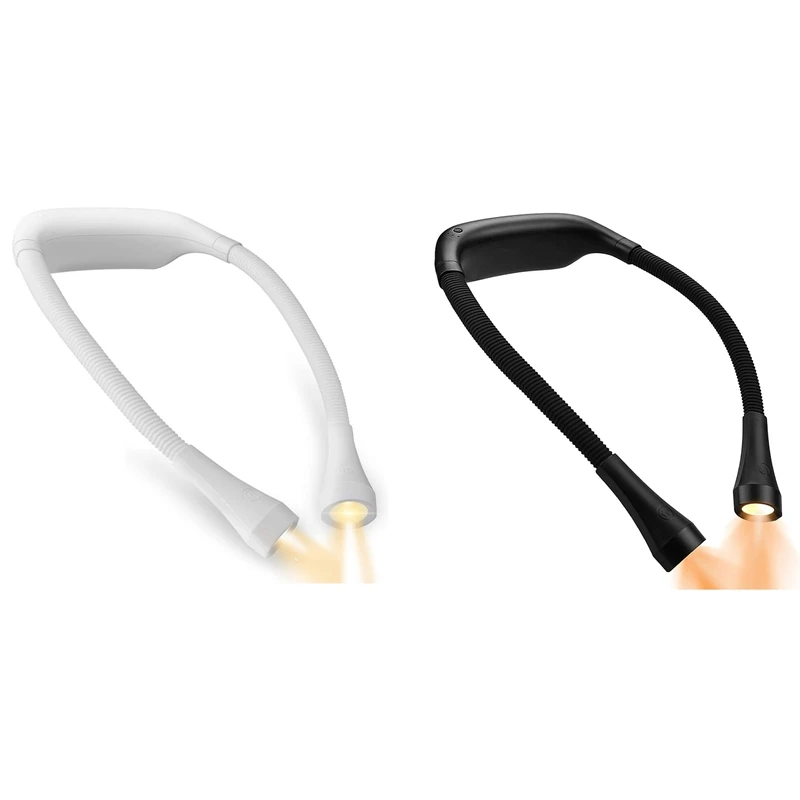 

LED Neck Reading Light, Books Light For Reading In Bed, Adjustable Brightness, 3 Colors, Rechargeable,Long-Lasting