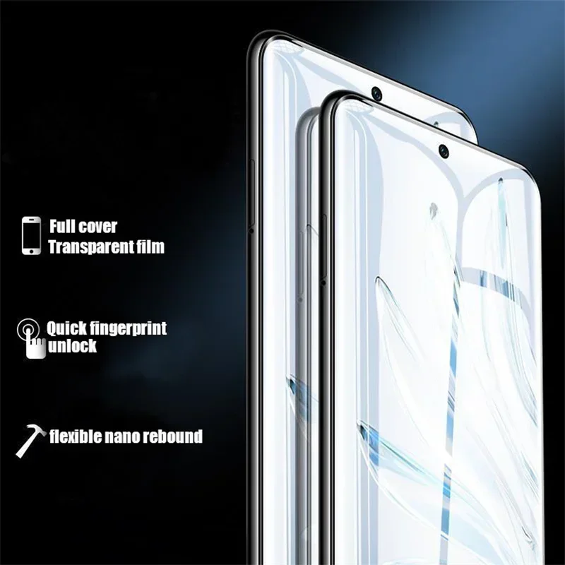 4Pcs Screen Protectors For Honor 90 Lite 70 80 60 50 100 Pro Hydrogel Film Magic 6 5 X8A X9A X7A X9B X8B