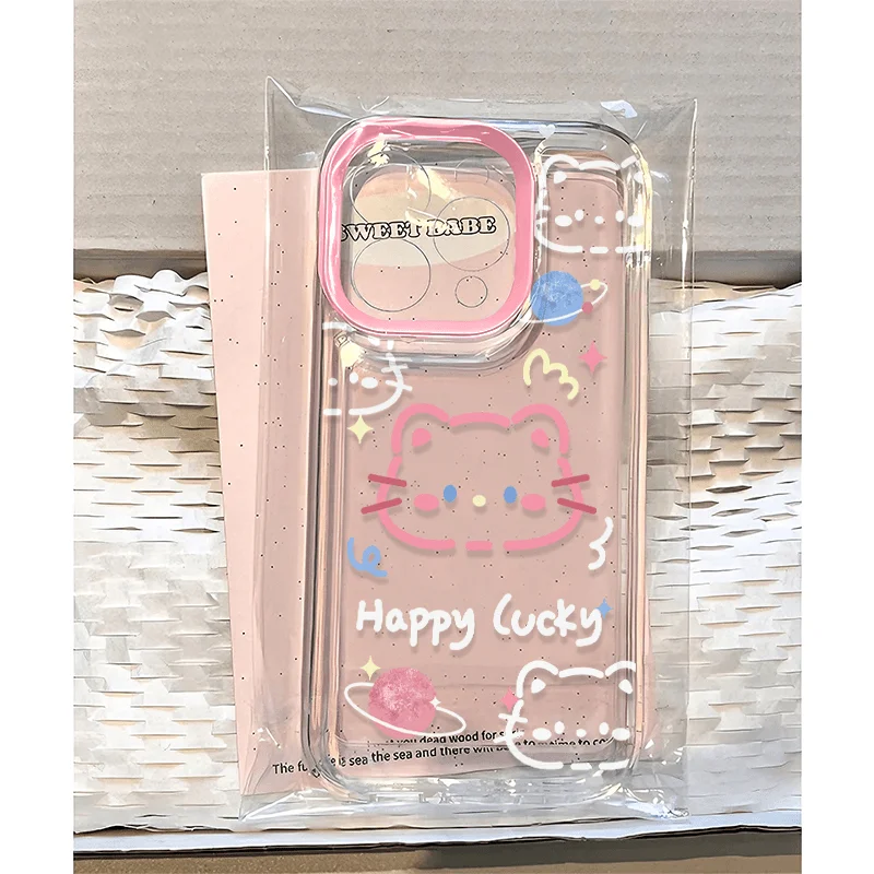 New Cute Sanrios Hellos-Kittys Phone Case For Xiaomi Redmi Note 13 12 12C 11 10 10C 13C 10X 9 K50 Pro Plus 4G 5G Clear TPU Cover