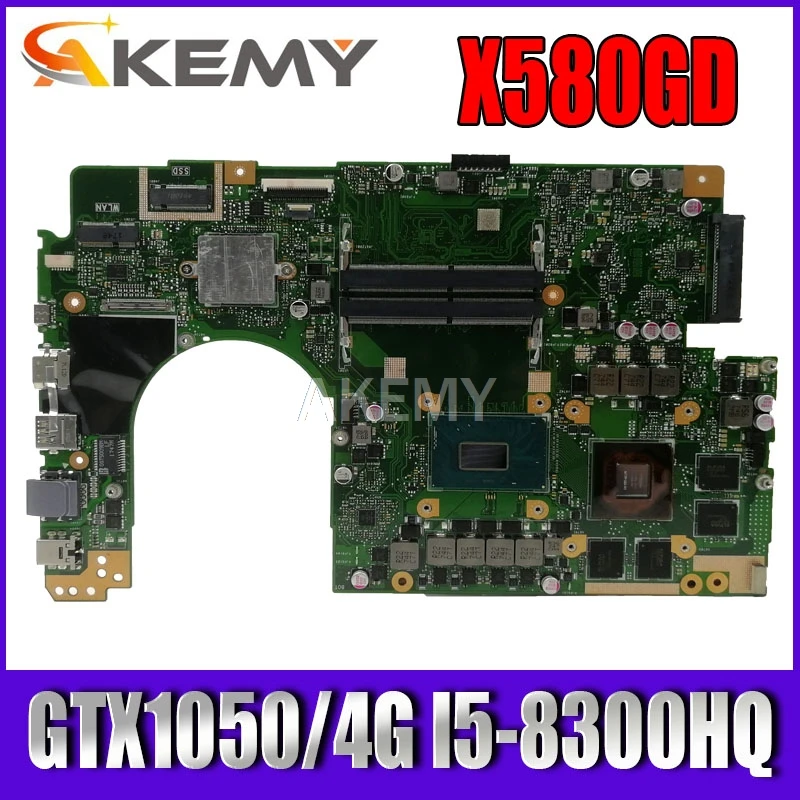 

X580GD Motherboard W/GTX1050/4G I5-8300HQ For Asus X580 X580G X580GD Laptop Motherboard X580GD mainboard