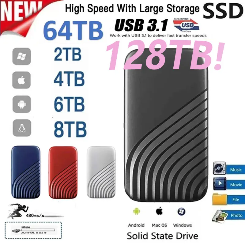 

Original Ssd Hard Disk 2TB SSD 2.5 Inch 500GB Hard Drive Drive Hard Disk Portable Electronics for NOTEBOOK Mobile Phones