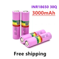 100 new 3000mah 3 7v 18650 battery for samsung inr 18650 30q 20a rechargeable lithium battery for e cigarate flashlig