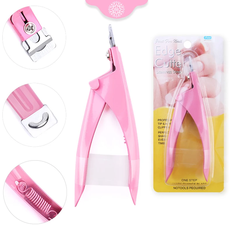 

Nail Art Clipper U-shaped Stainless Steel False Acrylic Tips Edge Fake Nails Cutter Scissors Trimmer Professional Manicure Tools