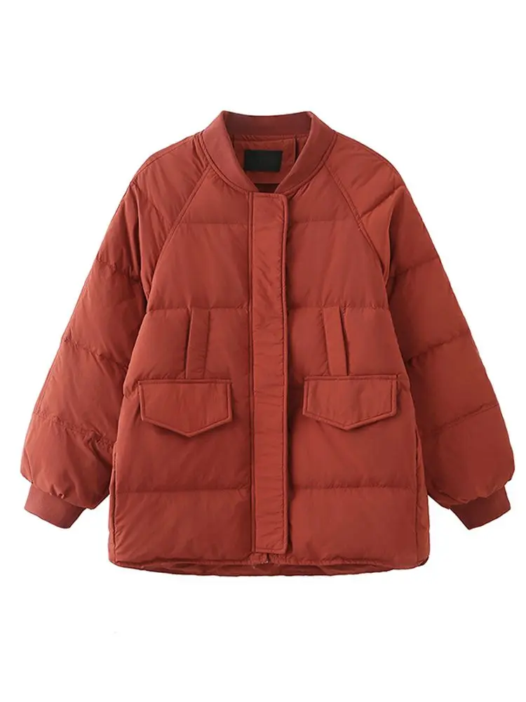 Women Down Jacket New Casual Style White Duck Down Jackets Autumn Winter Warm Coats And Parkas Female Outwear