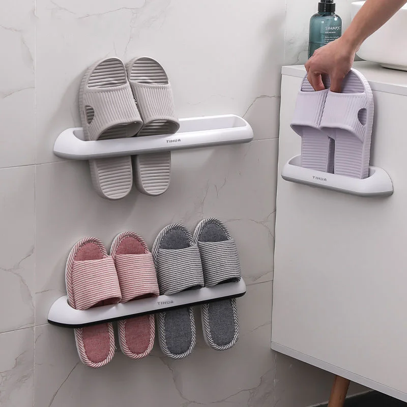 111826 inch slipper corner rack bathroom accessories home organizer free combine housekeeper on wall kitchen holder household free global shipping