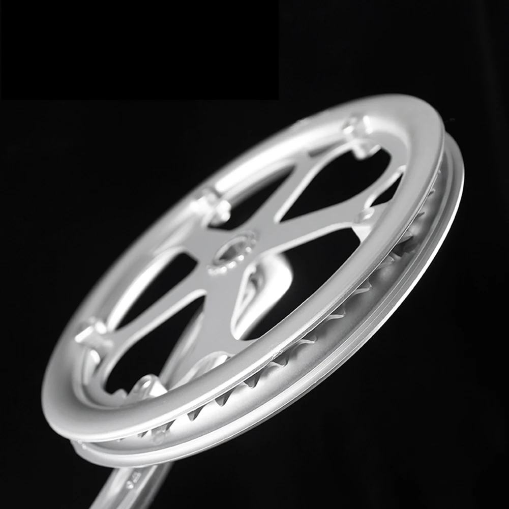 Односкоростная Звездочка для велосипеда комплект из хромированной стали 46T/52T