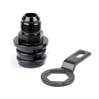 black 10an an10 rear block breather fitting adapter fit oil catch can b16 b18 b20