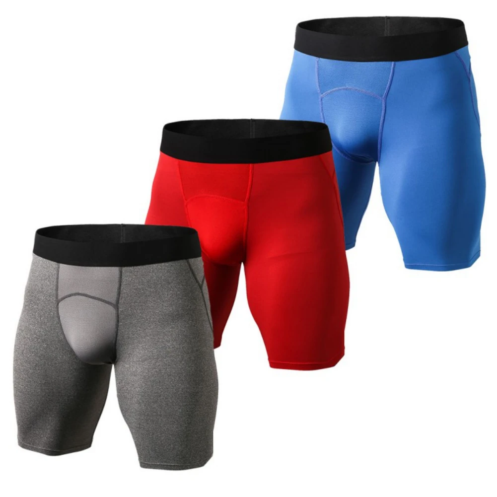 

Шорты мужские быстросохнущие, Стрейчевые облегающие, для спорта, езды на велосипеде, тренировок, фитнеса, быстросохнущие