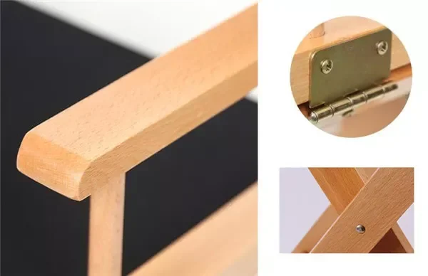 Стул для руководителя по высоте бара натуральная/черная рама с каванами садовая