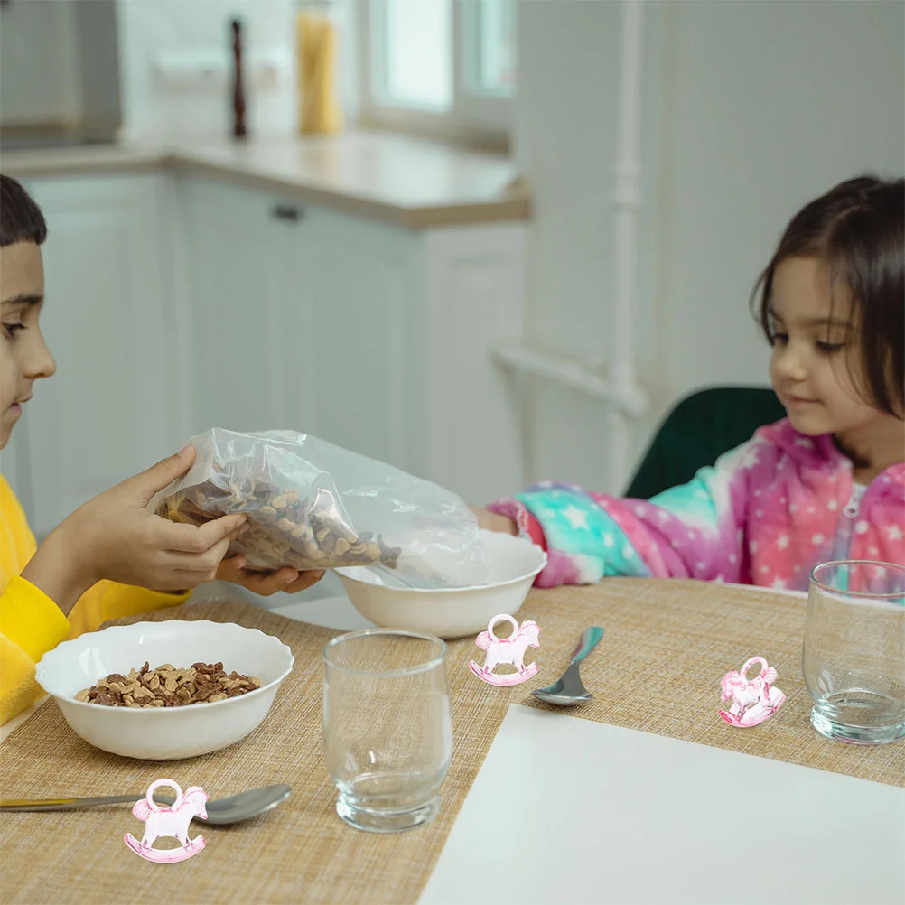 24 шт. лошадка-качалка для детского душа центральные элементы столов прозрачные