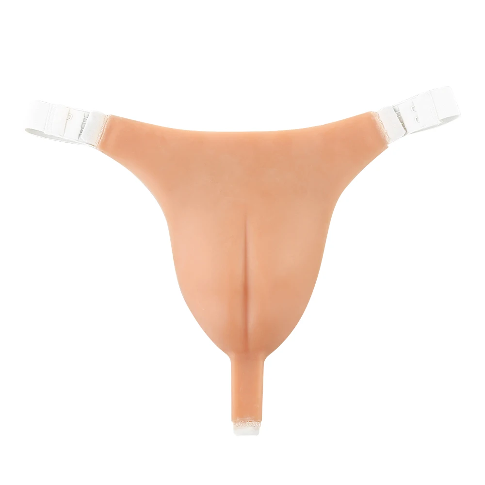 

Silicone Men Sissy Fake Vagina Camel Toe Panties Hiding Gaff Panty Thong for Crossdresser Shemale Transgender Mens Briefs Thongs