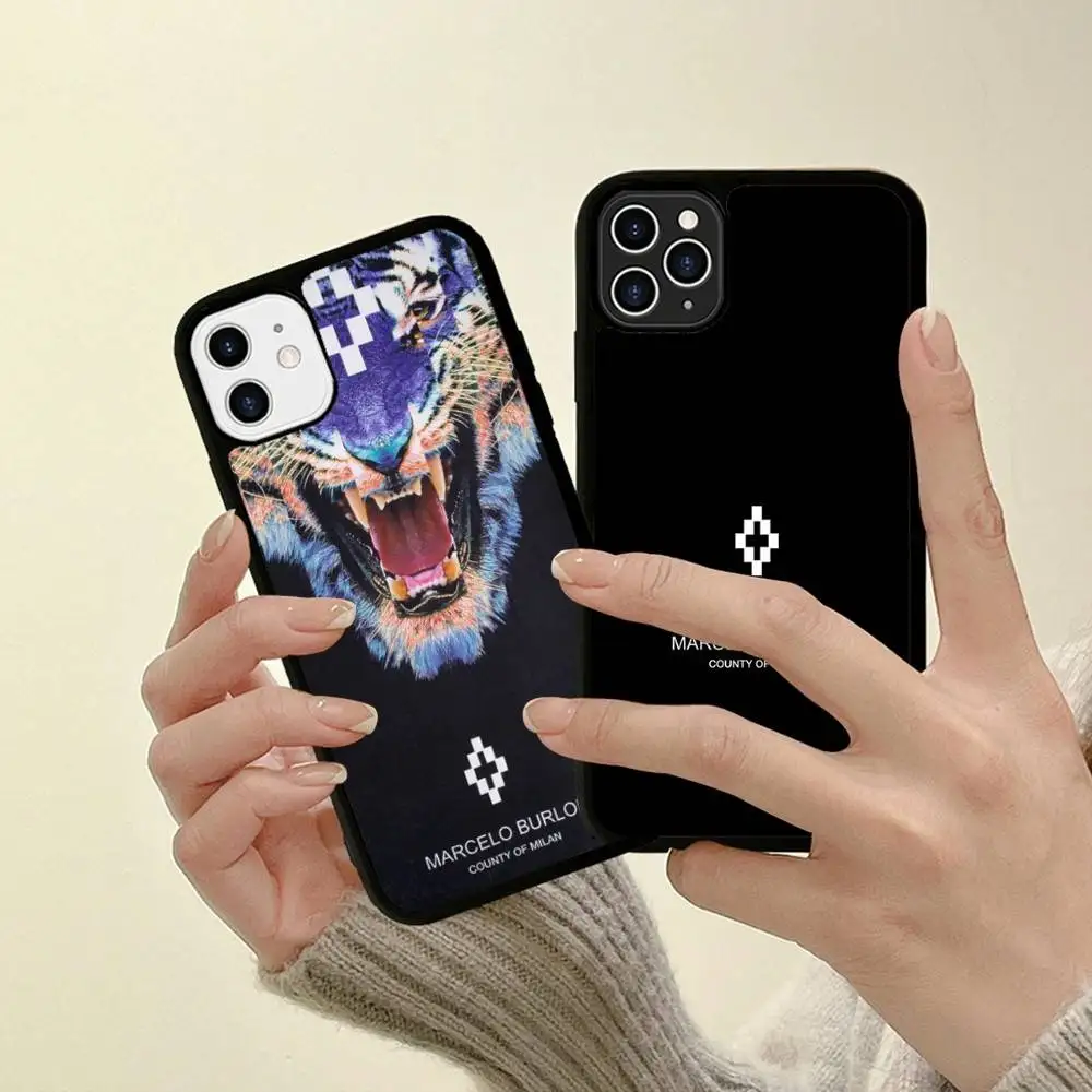 Фото Модный чехол Fashion Burlons Design-Marceloes для iPhone 17 16 Pro Max Air 13 12 Mini 14 15 Plus 11, задняя крышка из PC+TPU №4