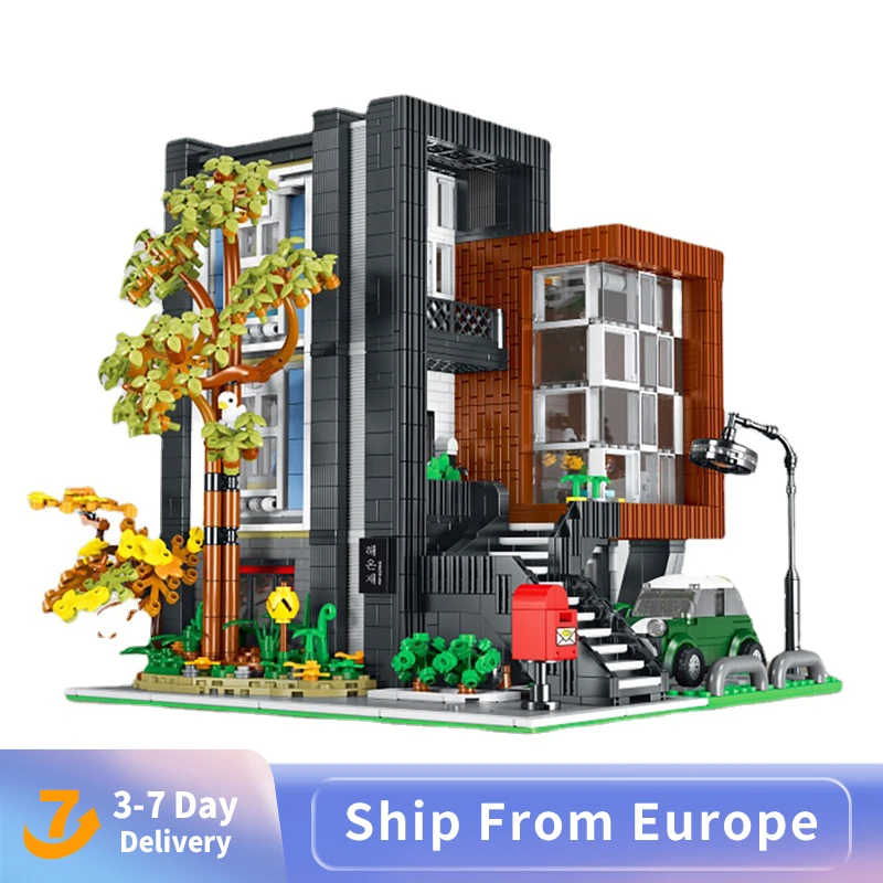 

3300 шт., Детский конструктор «Улица и Вилла»