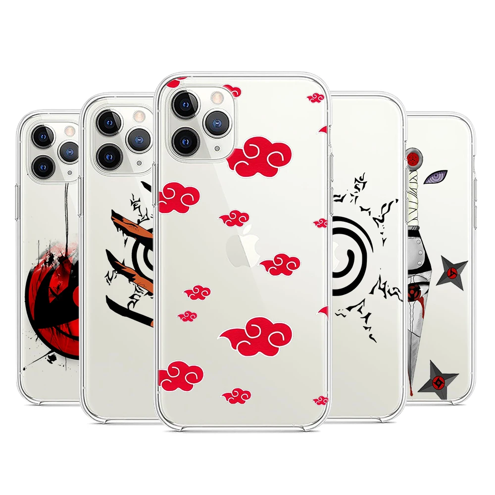 

Hokage Naruto Logo Transparent Silicone Cover For Apple IPhone 13 12 Mini 11 Pro XS MAX XR X 8 7 6 6S 5 Plus SE Phone Case