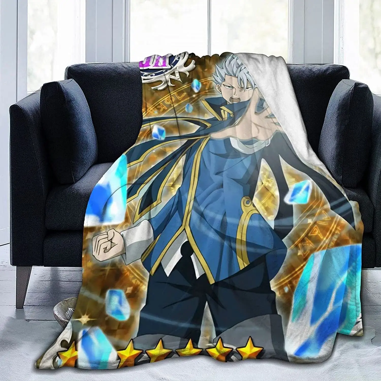 

Lyon Vastia Fluffy Soft and Comfortable Blanket, Anime Warm Embrace of Sympathy