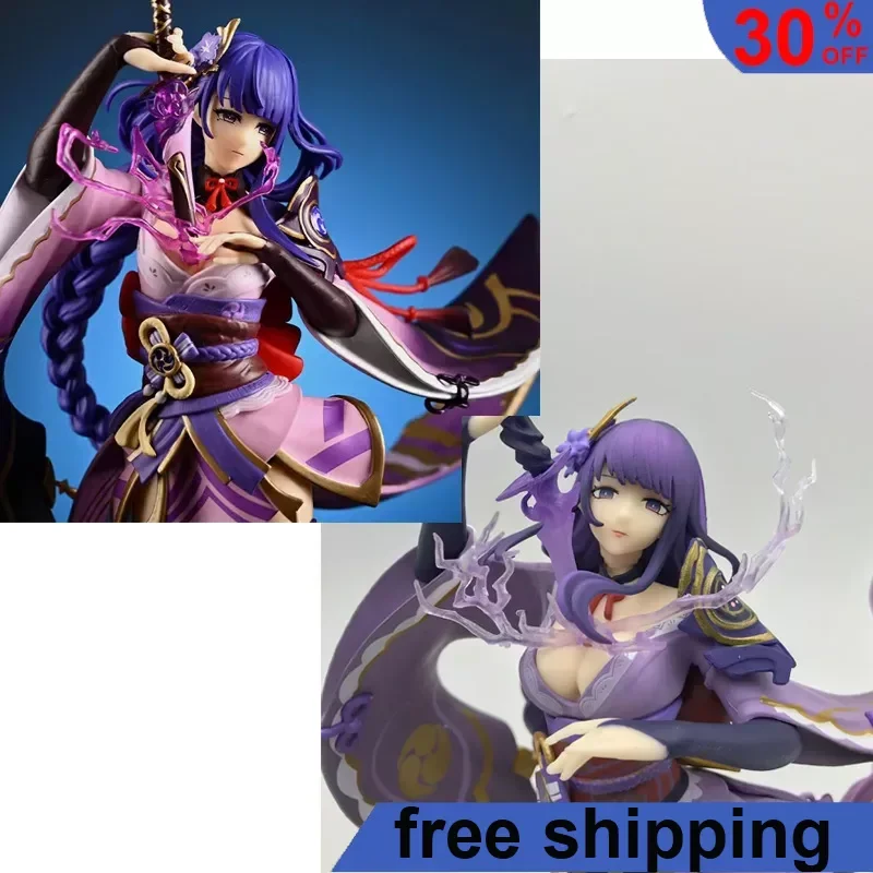 

Genshin Impact Figure Raiden Shogun Inazuma Special Effects Skills Draw The Knife PVC Anime Action Figure Model Dolls Gifts Toys