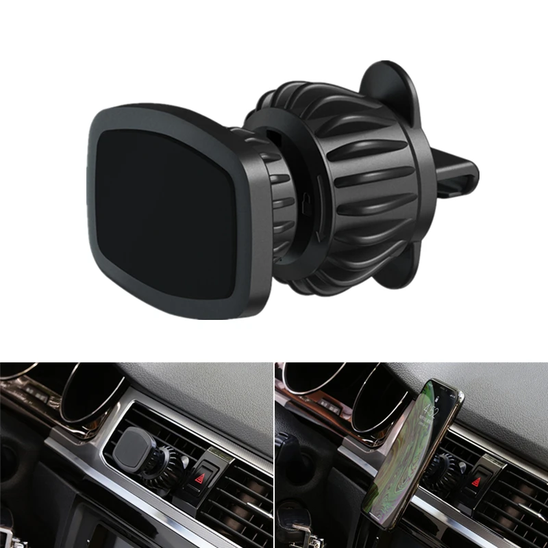 

Magnetic Car Phone Holder For Phones Universal Car Air Vent Holder For iPhone 12 Cell Mobile Phone Mount For Samsung Xiaomi
