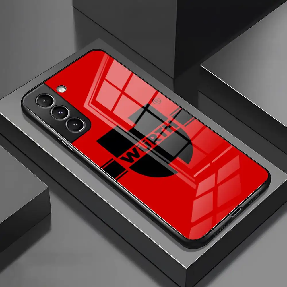 Фото Чехол для телефона Ger Wurth для Samsung S25 A54 A55 FE S23 S24 Ultra A53 A34 A16 A15 Plus A05s S20 S21 A25 Note 20 10 Glass Cover №4