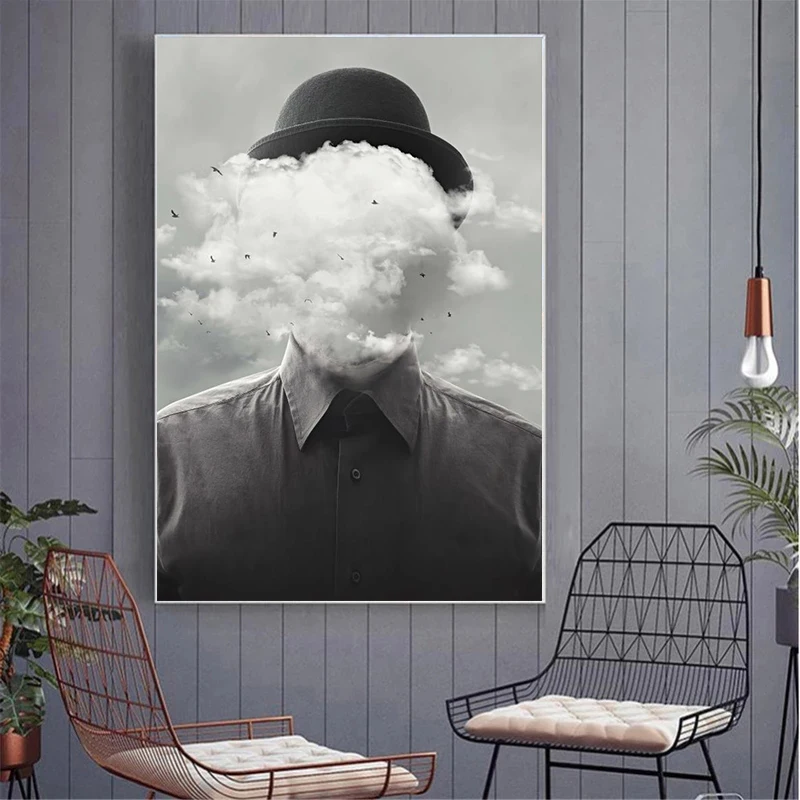 

Salvador Dali Galatea Spheres Famous Canvas Painting Poster and Print Wall Art Pictures for Living Room Wall Decoration