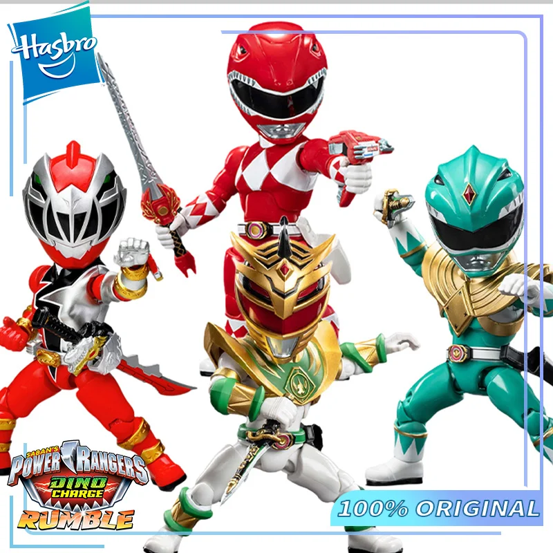 

Power Rangers Dino Fury Action Q Figure Red/green Ranger Lord Drakkon Hasbro & Innovation Point Collectible Action Figure 13.5Cm