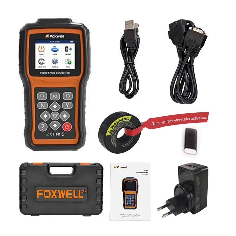 

FOXWELL T2000 TPMS Diagnostic And Maintenance Tool T10 Tyre TPMS Sensors Diagnose Car Tire Pressure Monitoring System