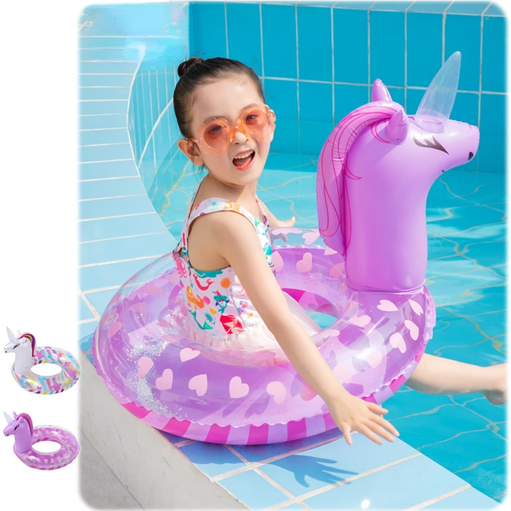 

Nieuwe Eenhoorn Flamingo Opblaasbare Zwemmen Cirkel Zwembad Float Babyzwemmen Ring Water Zetel Zomer Party Speelgoed Voor Kids