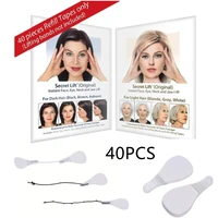 4080pcs set makeup invisible v line v face shape face facial line lift up fast wrinkle sagging skin chin face stickers