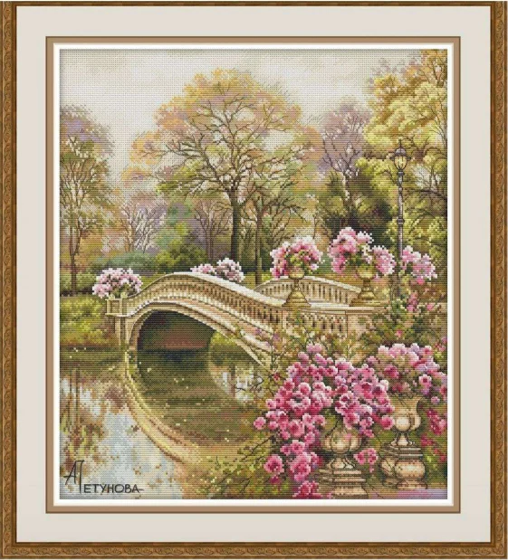 Набор для вышивки крестиком Leti 26 Huaqiao 44-50 28ct 32ct 14ct набор металлических тканевых