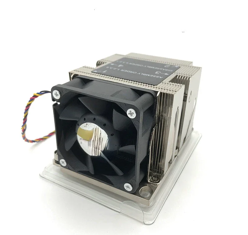 Coolserver 2U Active 3647 прямоугольный радиатор R82 алюминиевые плавники + медный сердечник 3