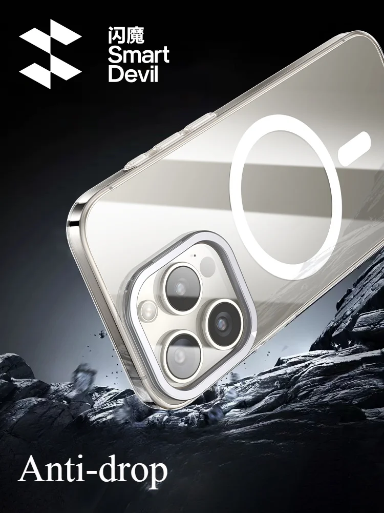 Чехол для телефона SmartDevil с держателем iPhone 15 Pro Max чехол-подставка объектива