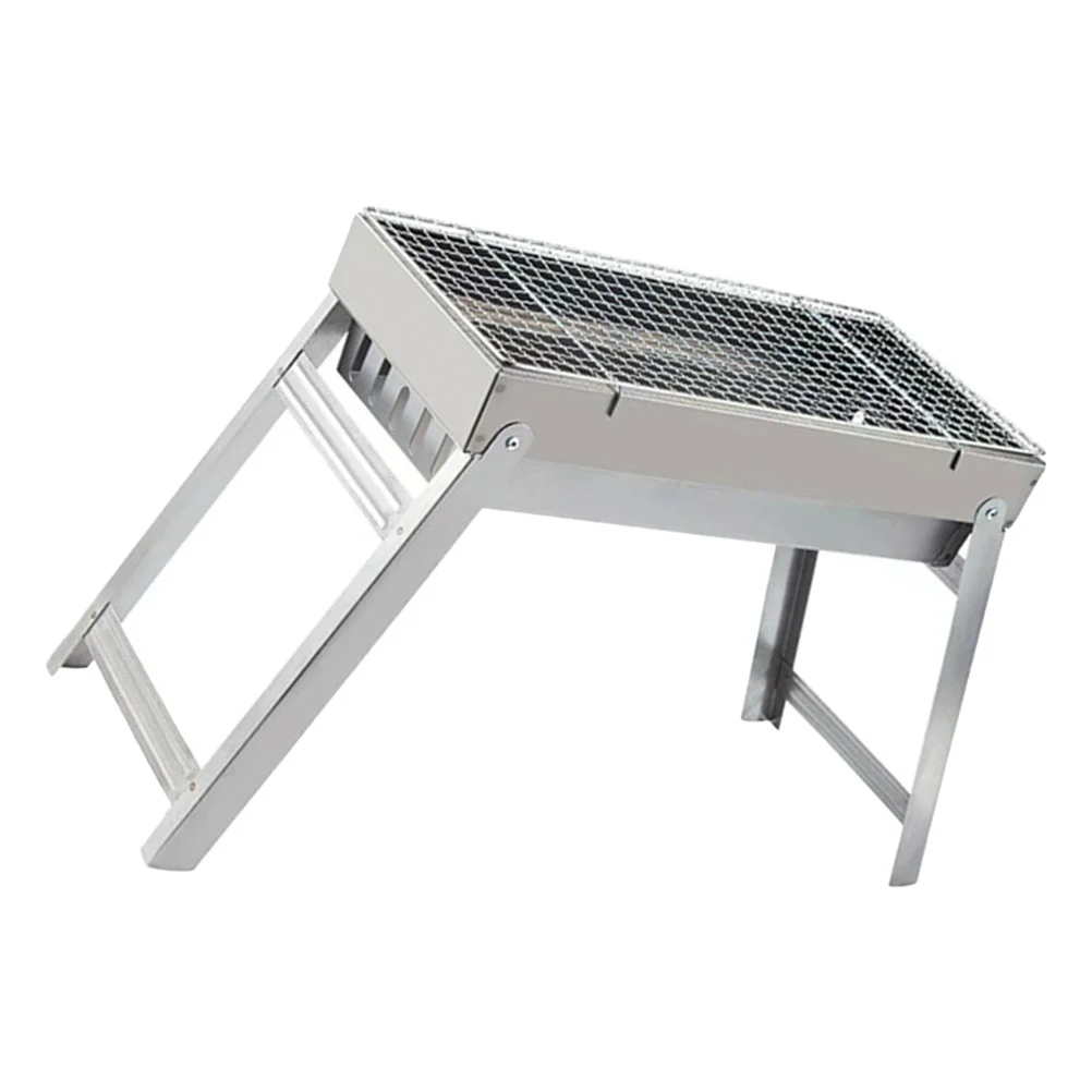 

BBQ Grill Stainless Steel Barbecue Grill Camping Barbecue Tool Folding Barbecue Grill for Party Picnic Supply Barbecue