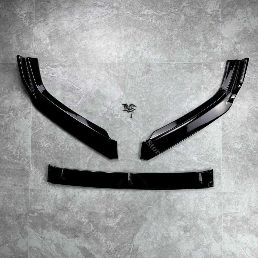 

Для Volkswagen Jetta MK6 2014-2017 автомобильный передний бампер, диффузор для губ, сплиттер, спойлер, комплект из 3 предметов, глянцевый черный АБС-пластик, декоративный комплект кузова