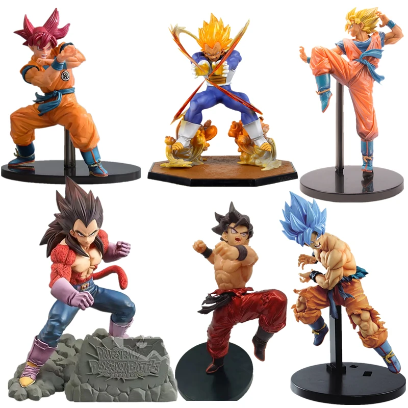 

Dragon Ball Anime Doll Model Super Saiyan Vegeta Demon Buu White Hair Black Hair Standing Pose Goku Budokai Fighting Form Model