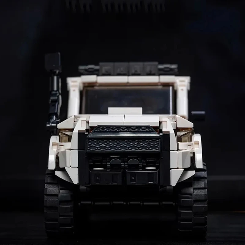 Фото MOC 8809 Технический спортивный автомобиль 4Runner, строительный блок, скоростной автомобиль с контейнерными кирпичами, сборная игрушка, Рождественский подарок для мальчика и ребенка №5