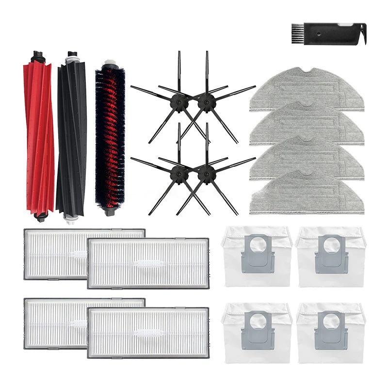 

Vacuum Cleaner Parts Main Side Brush Mop Accessory Hepa Filter Rolling Brush For Roborock S8 PLUS S8+ S8 Pro Ultra G20
